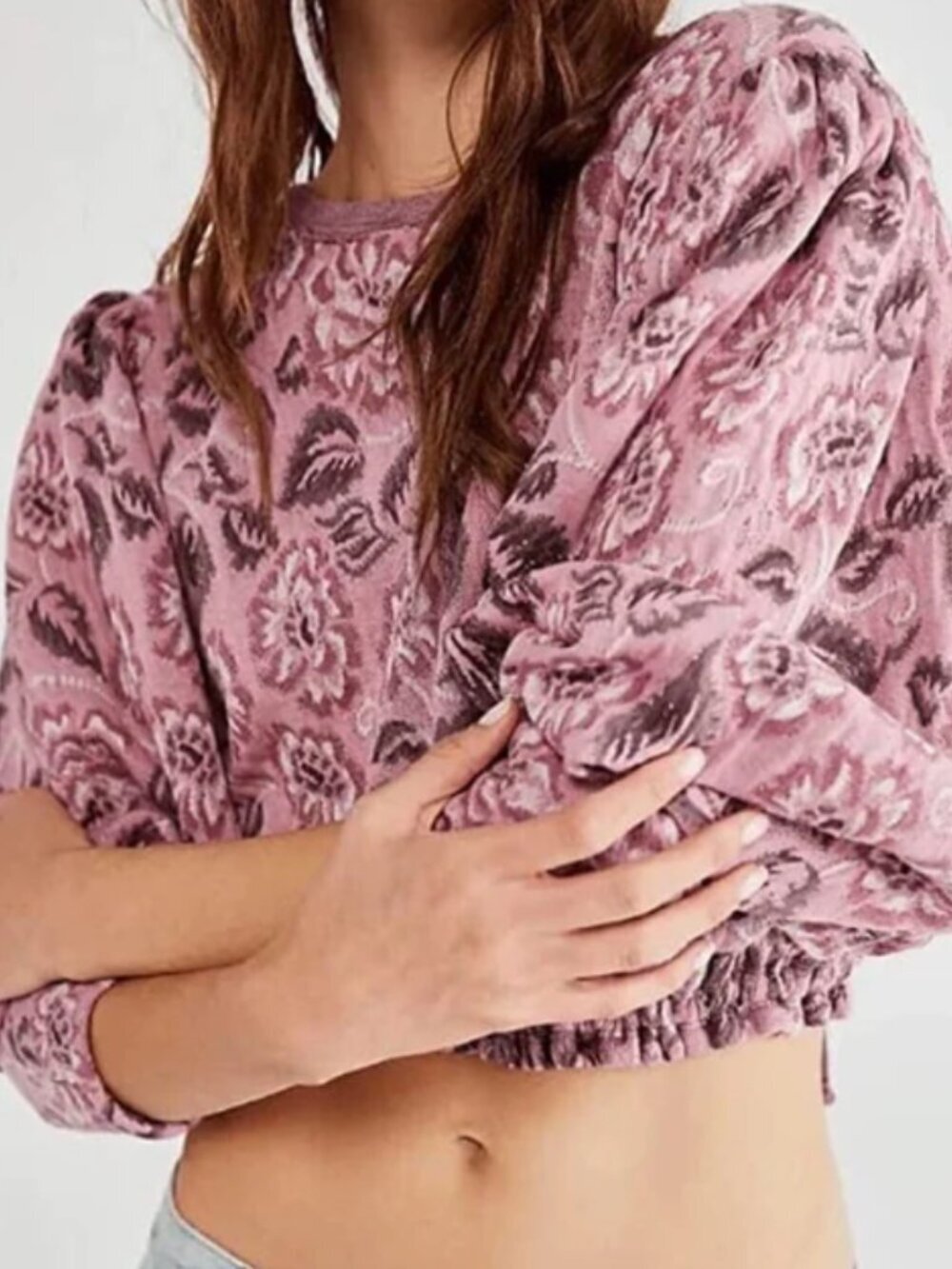 Free People Women's No Ordinary Top Smoked Pink Combo